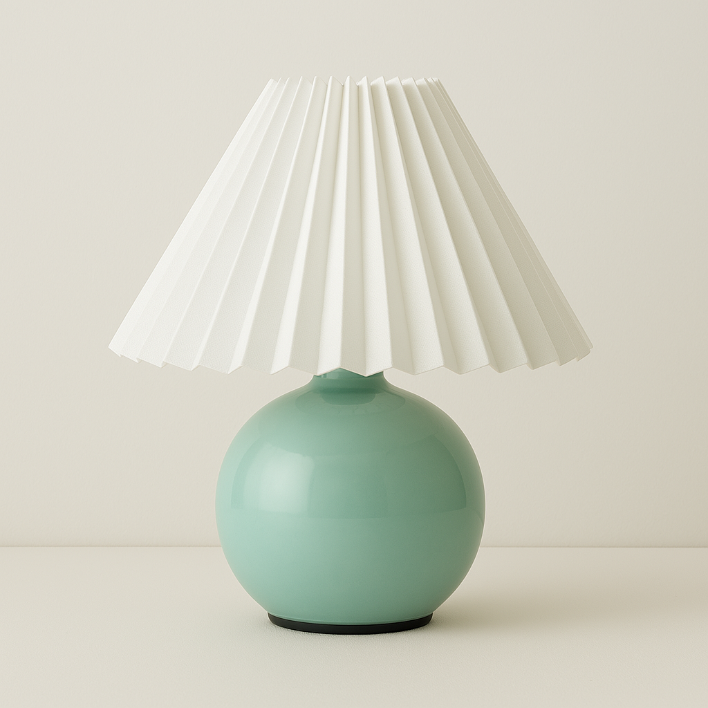 Luminária de Mesa Abajur Moderna Cerâmica Tecido Pipo Colors - ABAZZUR™