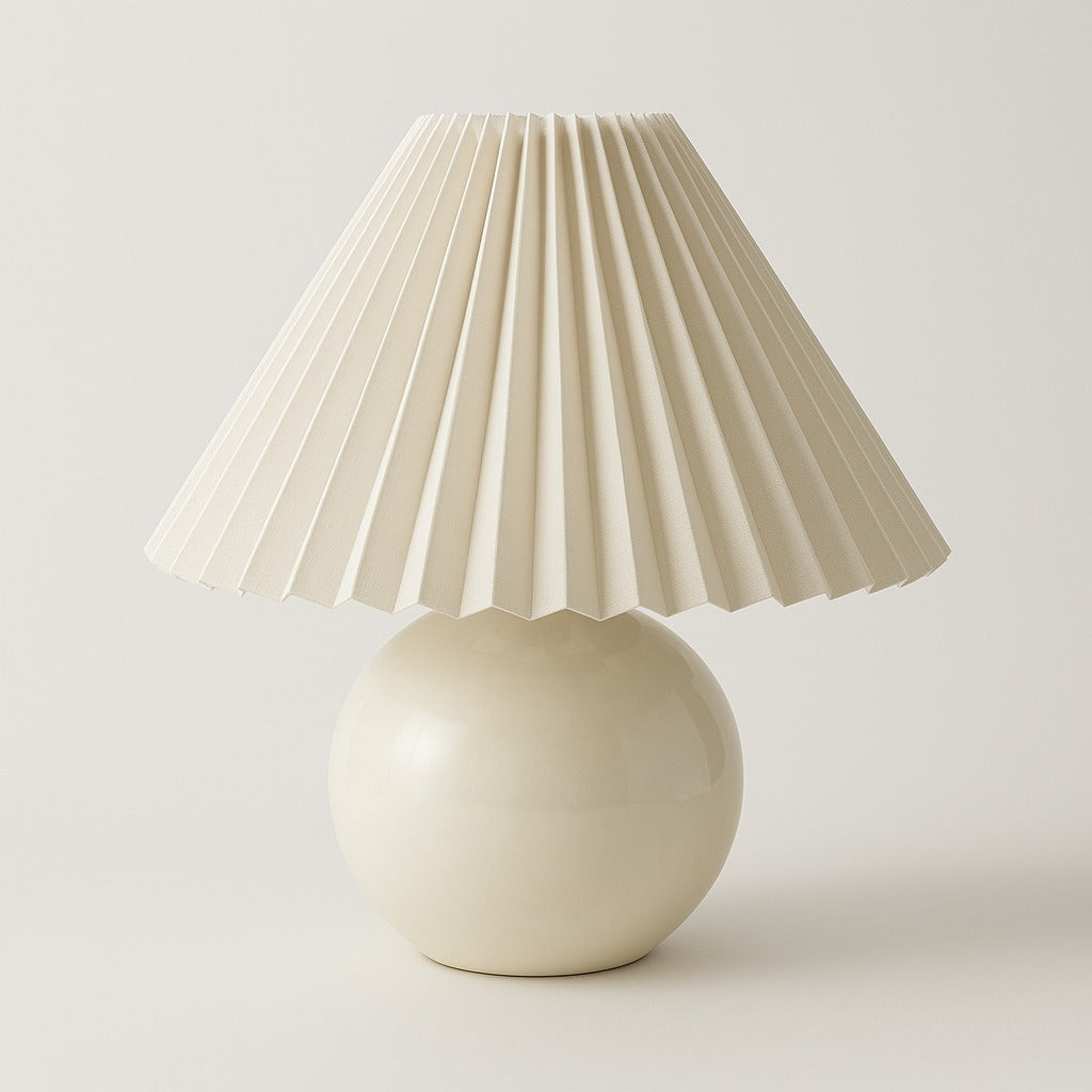 Luminária de Mesa Abajur Moderna Cerâmica Tecido Pipo Colors - ABAZZUR™