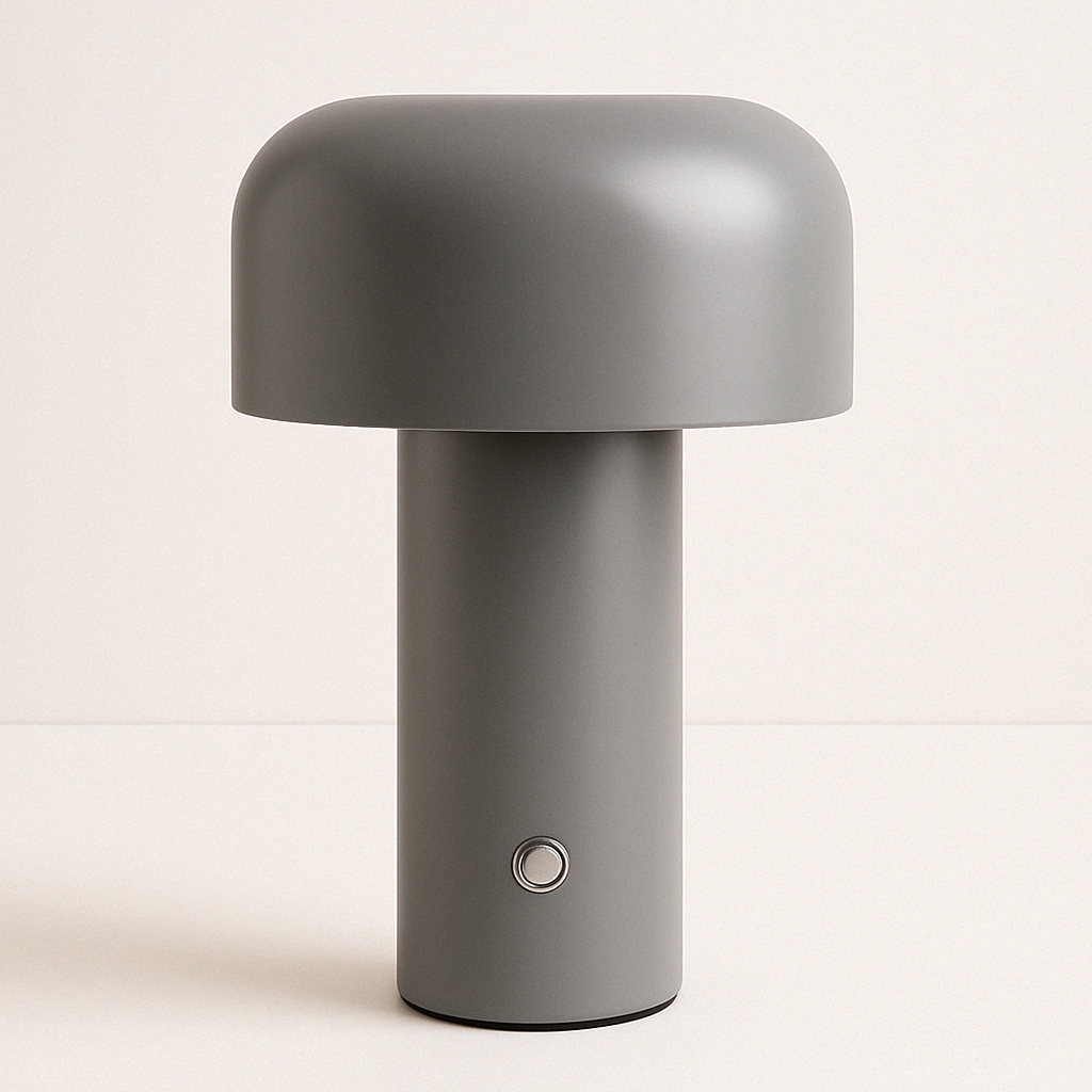 Luminária de Mesa Abajur Moderna LED Metal Cogumelo Colorz - ABAZZUR™