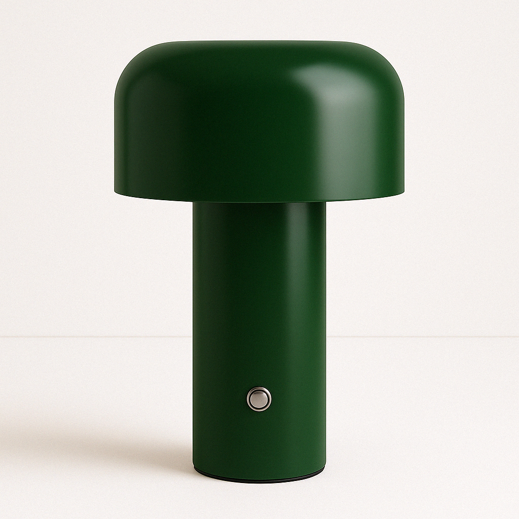Luminária de Mesa Abajur Moderna LED Metal Cogumelo Colorz - ABAZZUR™