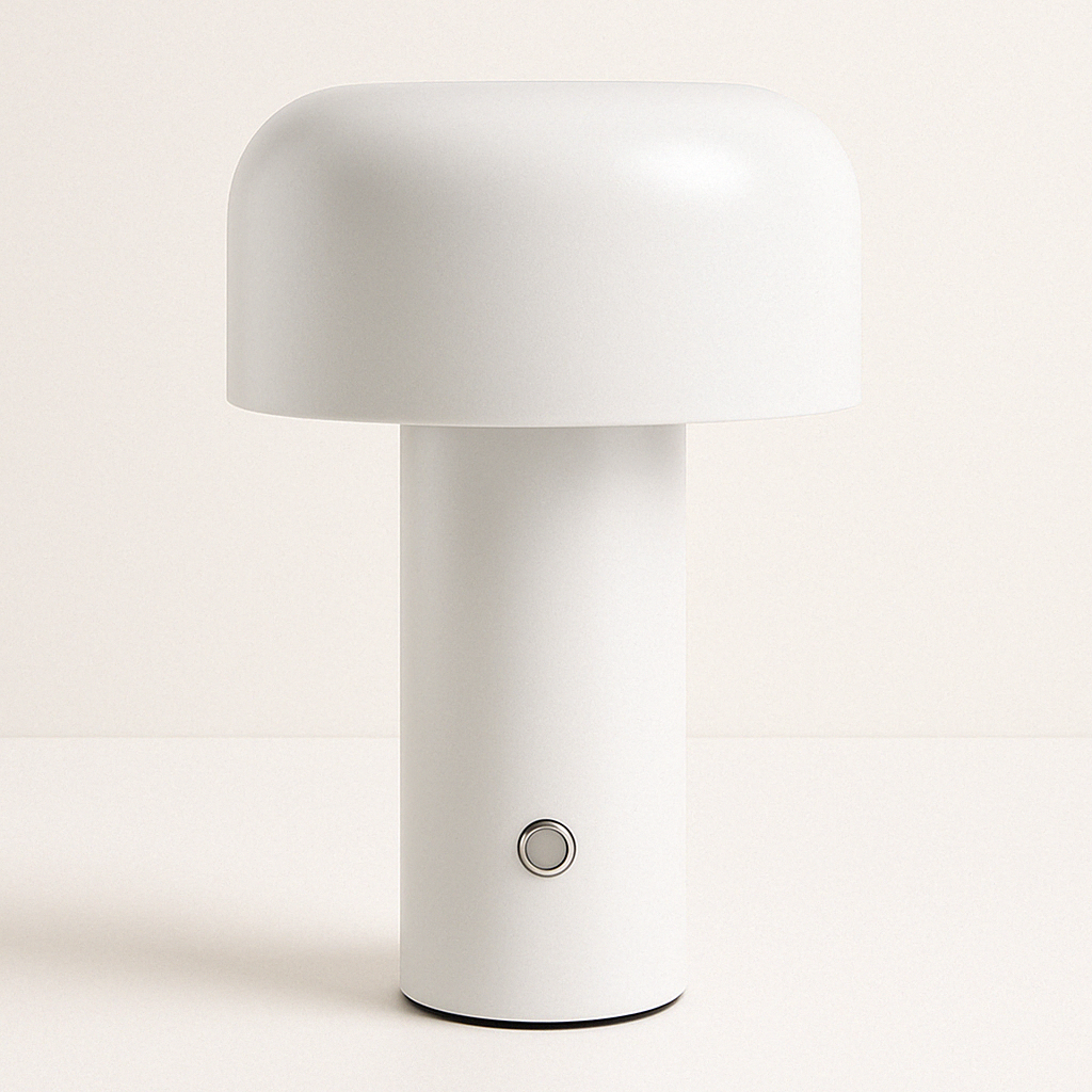 Luminária de Mesa Abajur Moderna LED Metal Cogumelo Colorz - ABAZZUR™