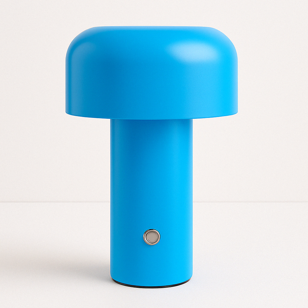 Luminária de Mesa Abajur Moderna LED Metal Cogumelo Colorz - ABAZZUR™