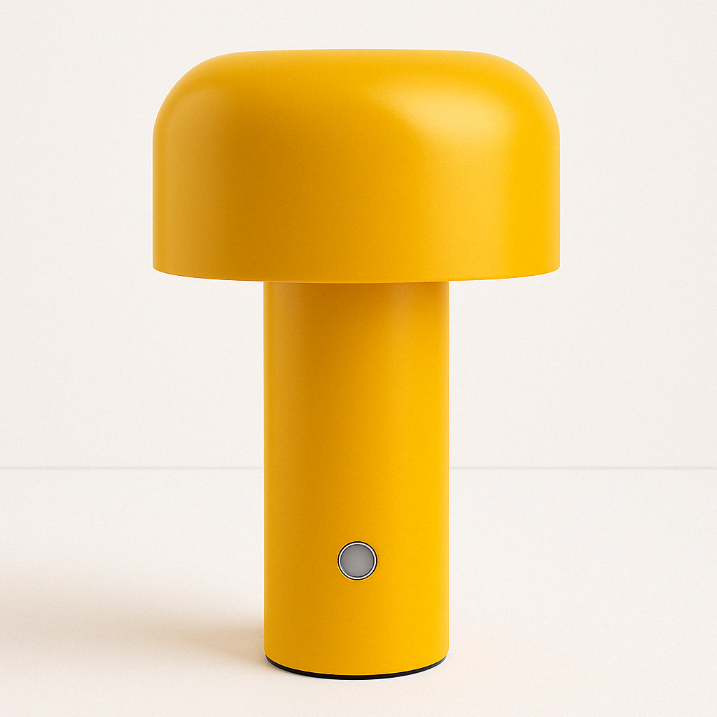 Luminária de Mesa Abajur Moderna LED Metal Cogumelo Colorz - ABAZZUR™