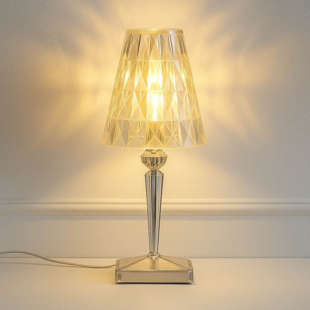 Luminária de Mesa Abajur Moderna LED Vidro Hamis - ABAZZUR™