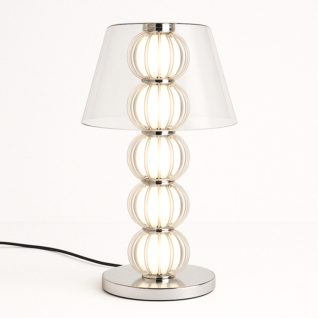 Luminária de Mesa Abajur Moderna LED Vidro Verselles - ABAZZUR™