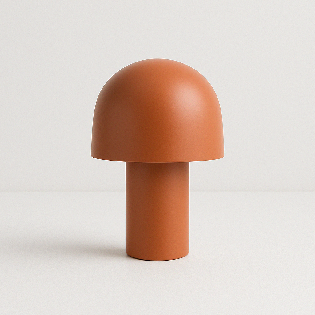 Luminária de Mesa Abajur Moderna Metal Acrílico Amanita - ABAZZUR™