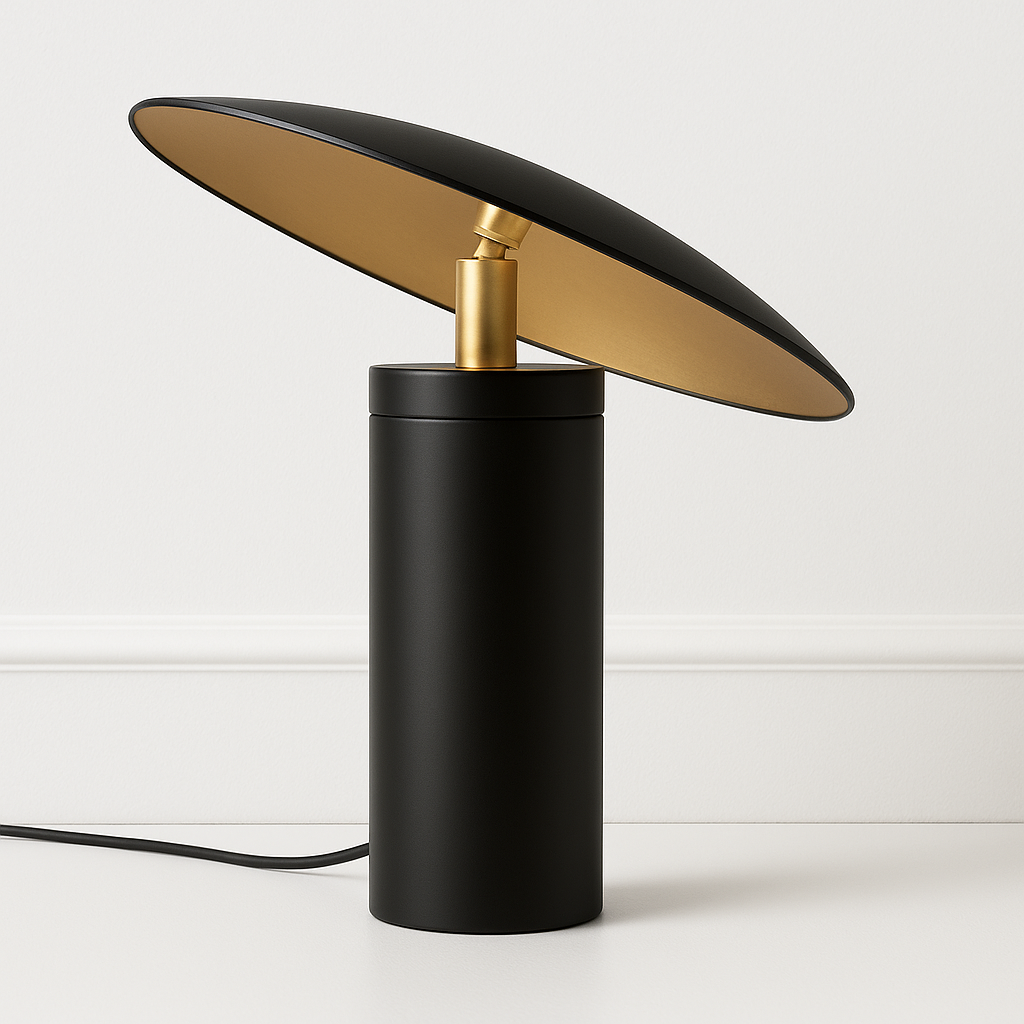 Luminária de Mesa Abajur Moderna Metal Apol - ABAZZUR™