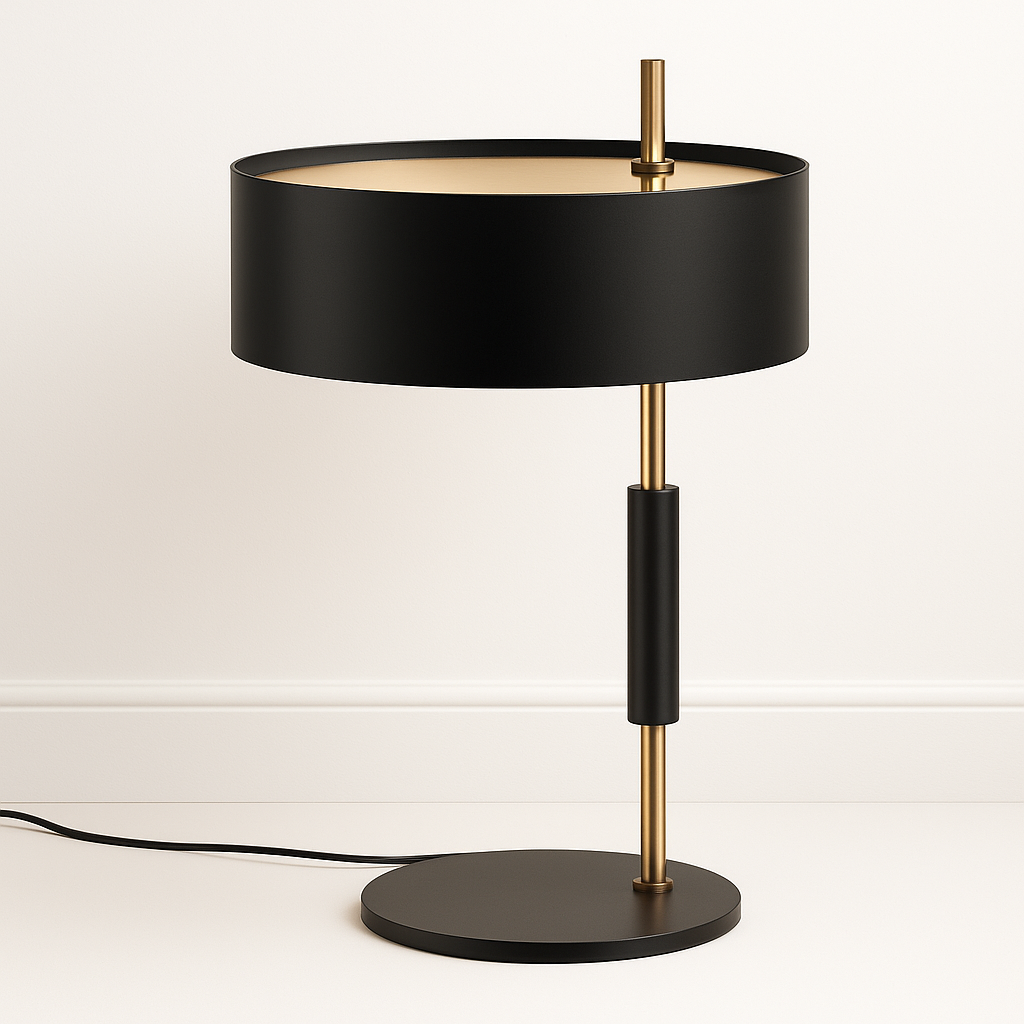 Luminária de Mesa Abajur Moderna Metal Petto - ABAZZUR™