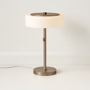 Luminária de Mesa Abajur Moderna Metal Vidro Abrah - ABAZZUR™