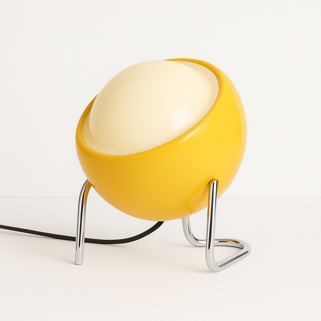 Luminária de Mesa Abajur Moderna Metal Vidro Bout - ABAZZUR™