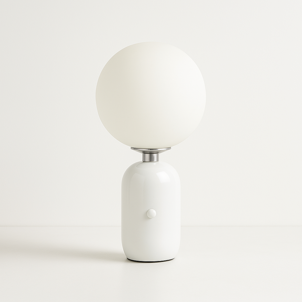 Luminária de Mesa Abajur Moderna Metal Vidro Candi - ABAZZUR™