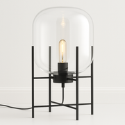 Luminária de Mesa Abajur Moderna Metal Vidro Cavien - ABAZZUR™