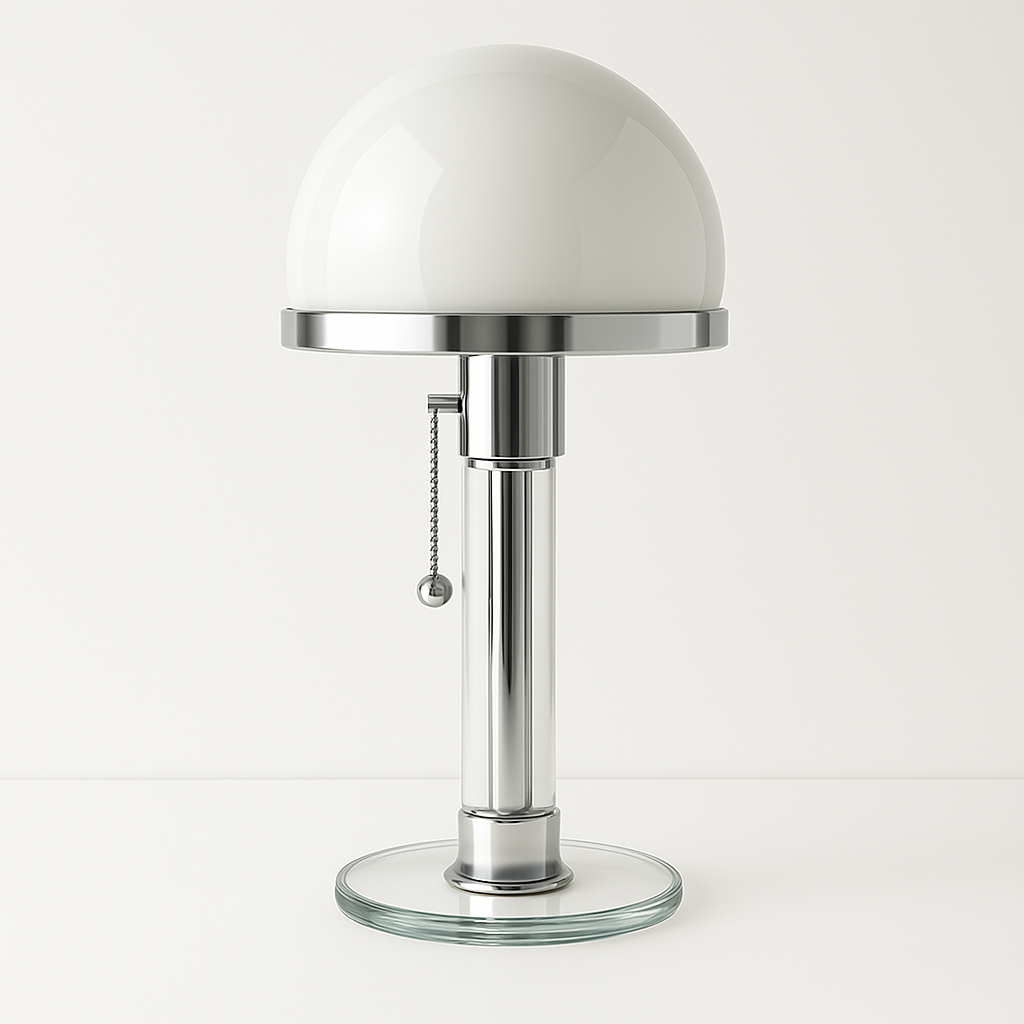 Luminária de Mesa Abajur Moderna Metal Vidro Cogumelo - ABAZZUR™
