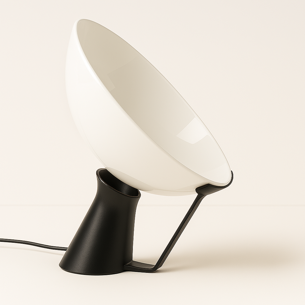 Luminária de Mesa Abajur Moderna Metal Vidro Erbie - ABAZZUR™