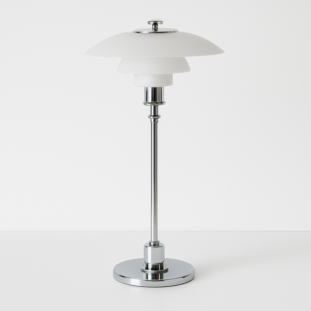Luminária de Mesa Abajur Moderna Metal Vidro Isly - ABAZZUR™
