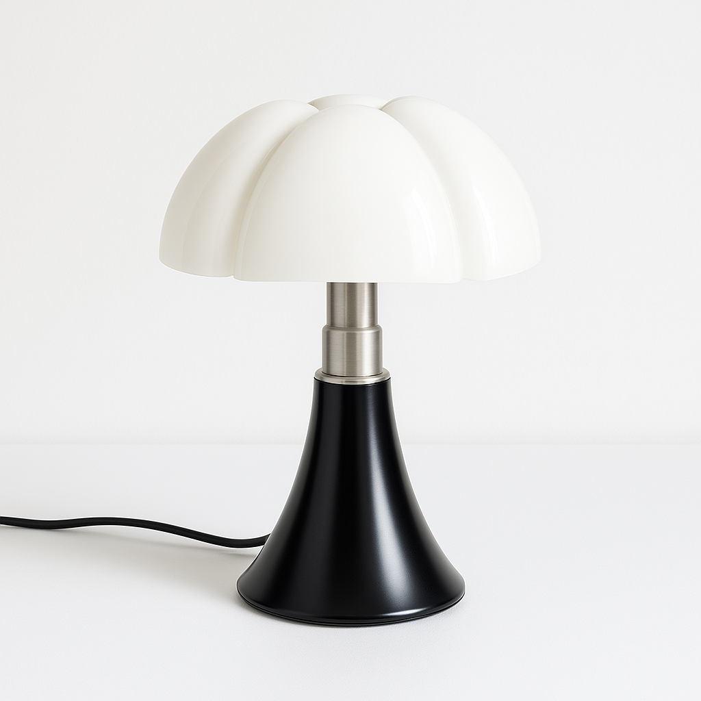 Luminária de Mesa Abajur Moderna Metal Vidro Regora - ABAZZUR™