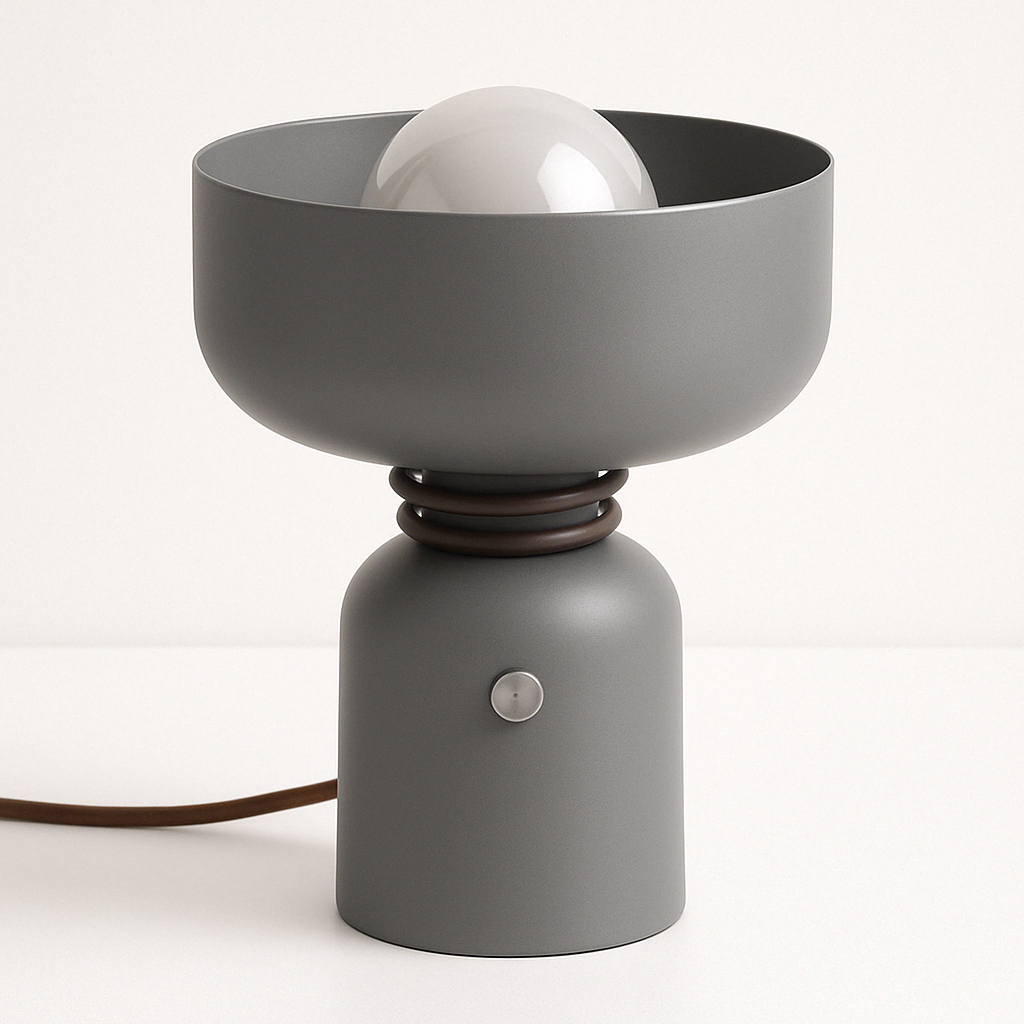 Luminária de Mesa Abajur Moderna Metal Zolly - ABAZZUR™