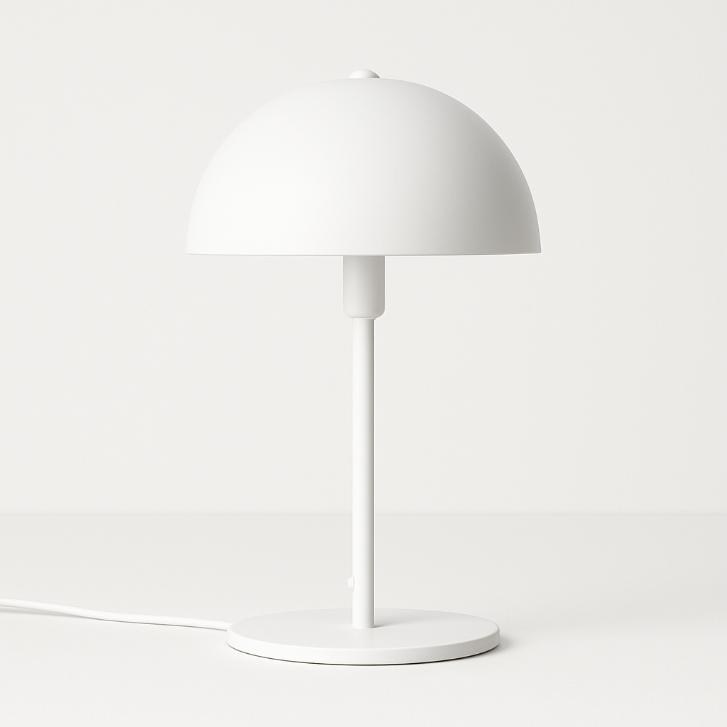 Luminária de Mesa Abajur Moderna Minimalista Cogumelo Metal Skollo - ABAZZUR™