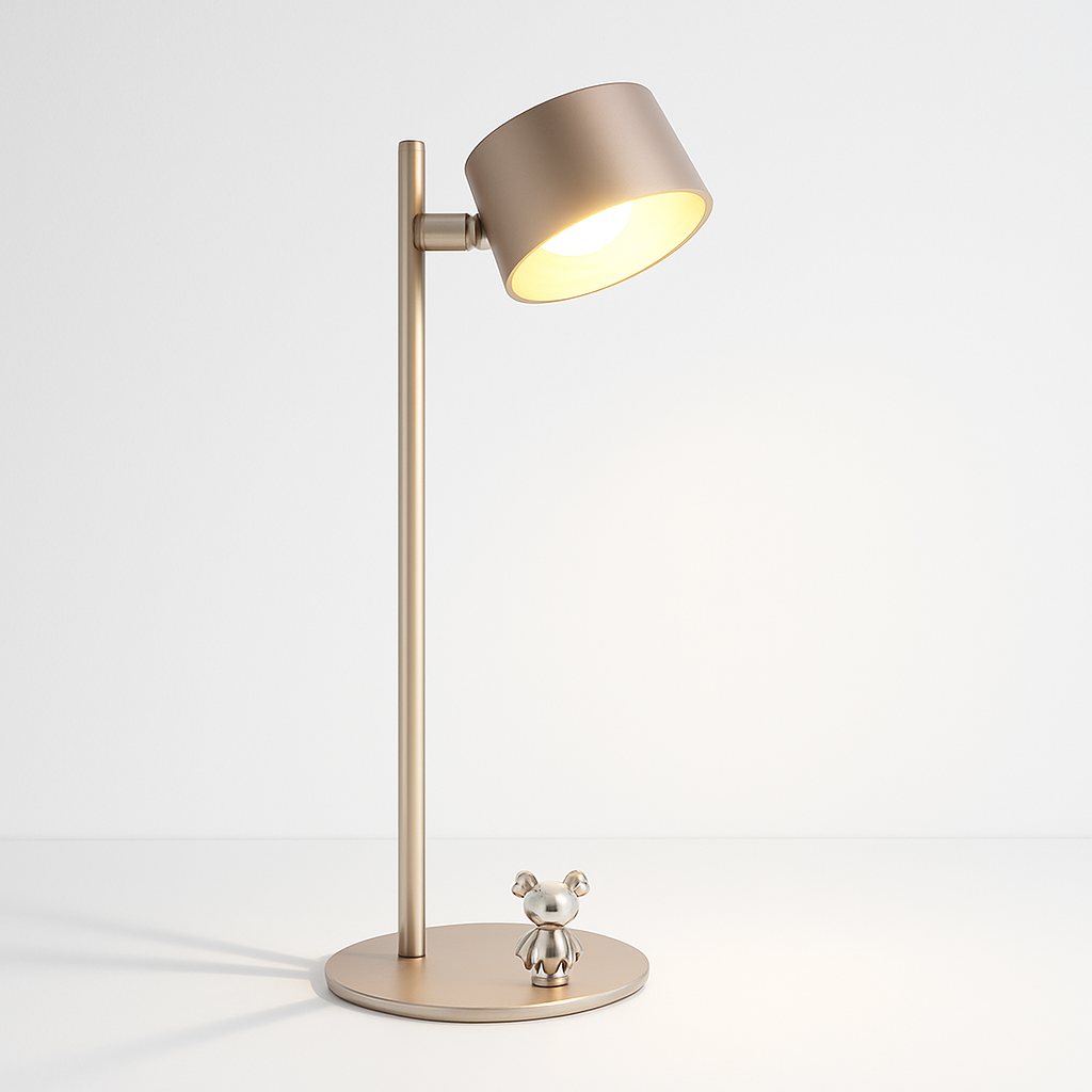 Luminária de Mesa Abajur Moderna Minimalista LED Metal Hami - ABAZZUR™