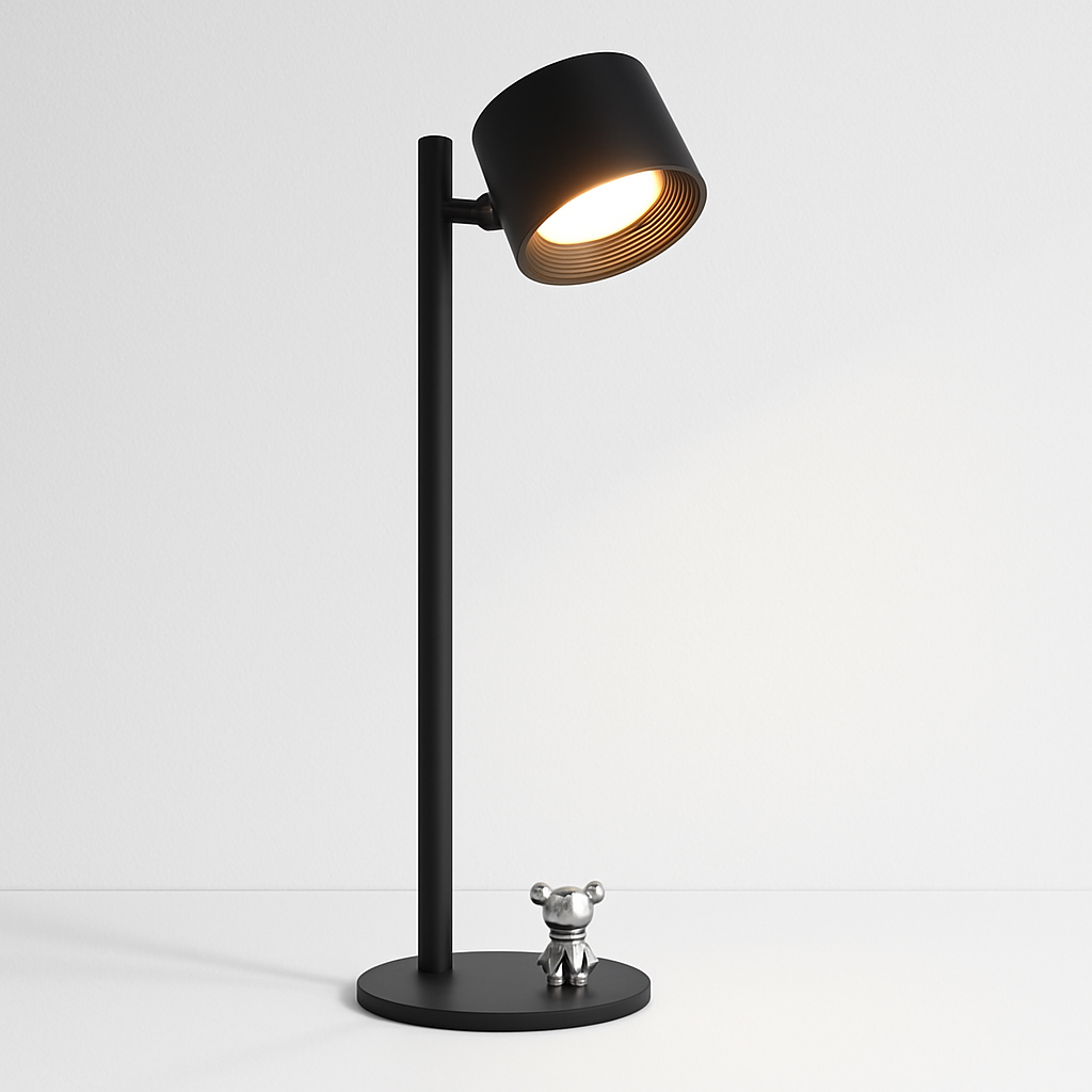 Luminária de Mesa Abajur Moderna Minimalista LED Metal Hami - ABAZZUR™