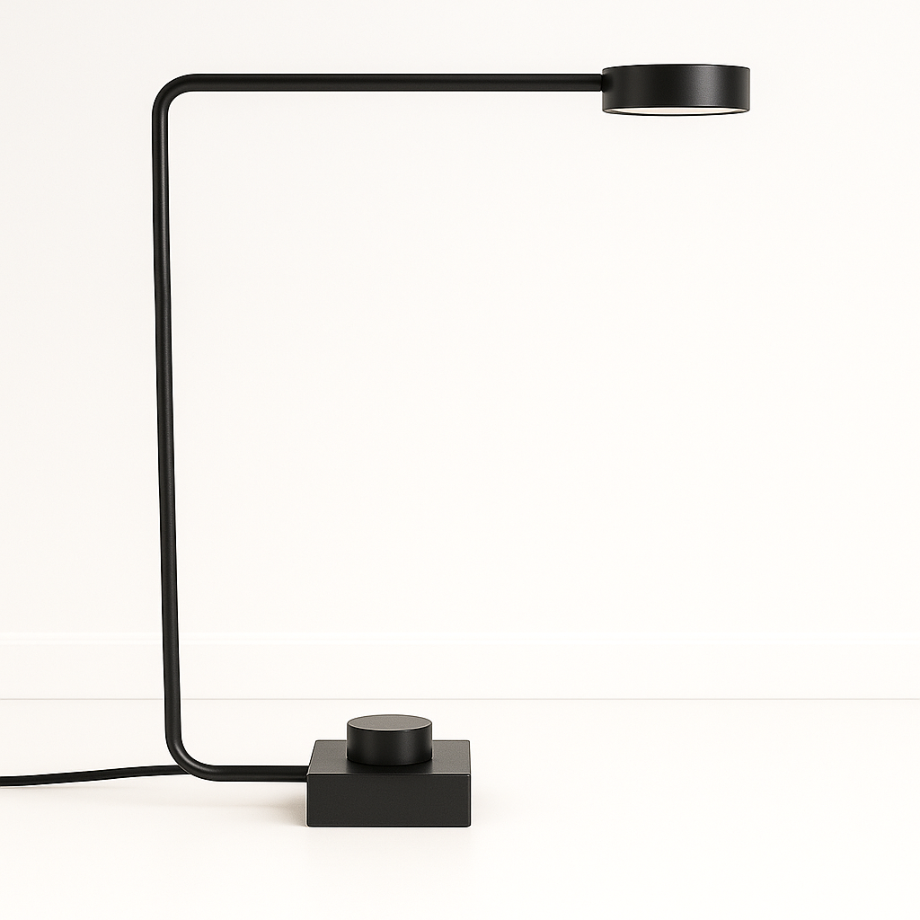 Luminária de Mesa Abajur Moderna Minimalista Leitura Metal LED Imory - ABAZZUR™