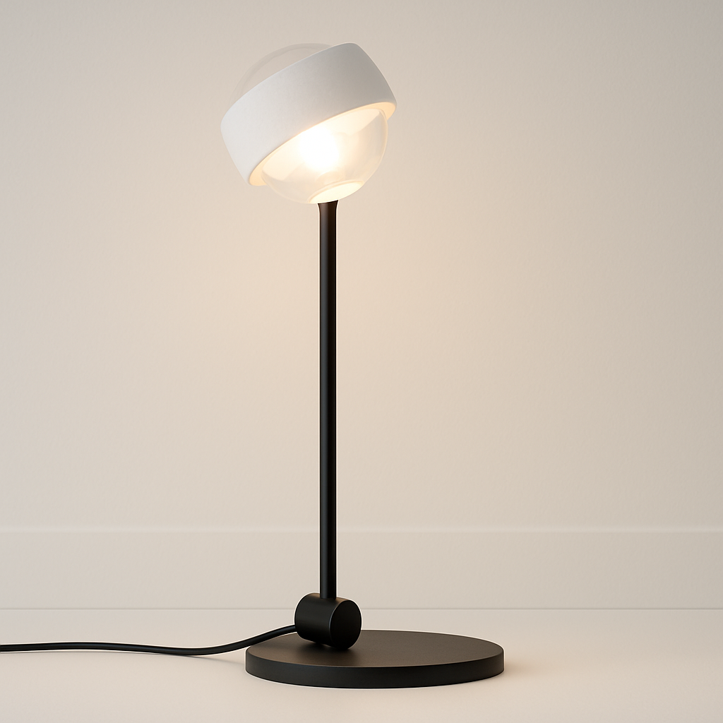 Luminária de Mesa Abajur Moderna Minimalista Metal Kahili - ABAZZUR™