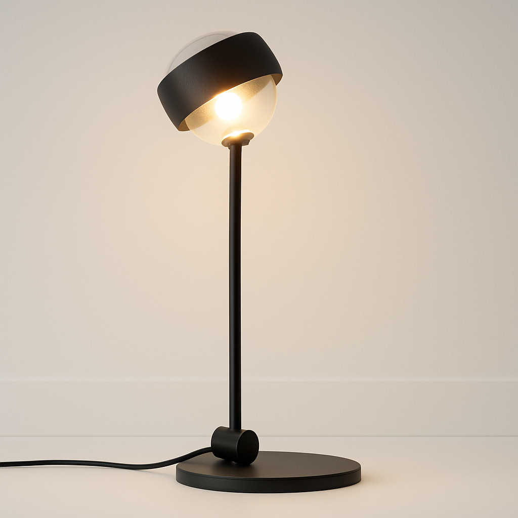 Luminária de Mesa Abajur Moderna Minimalista Metal Kahili - ABAZZUR™