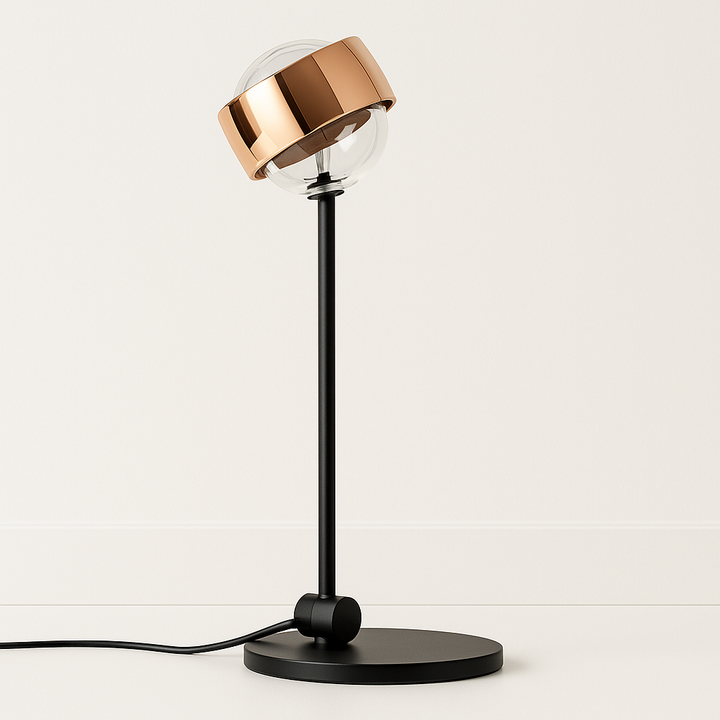 Luminária de Mesa Abajur Moderna Minimalista Metal Kahili - ABAZZUR™