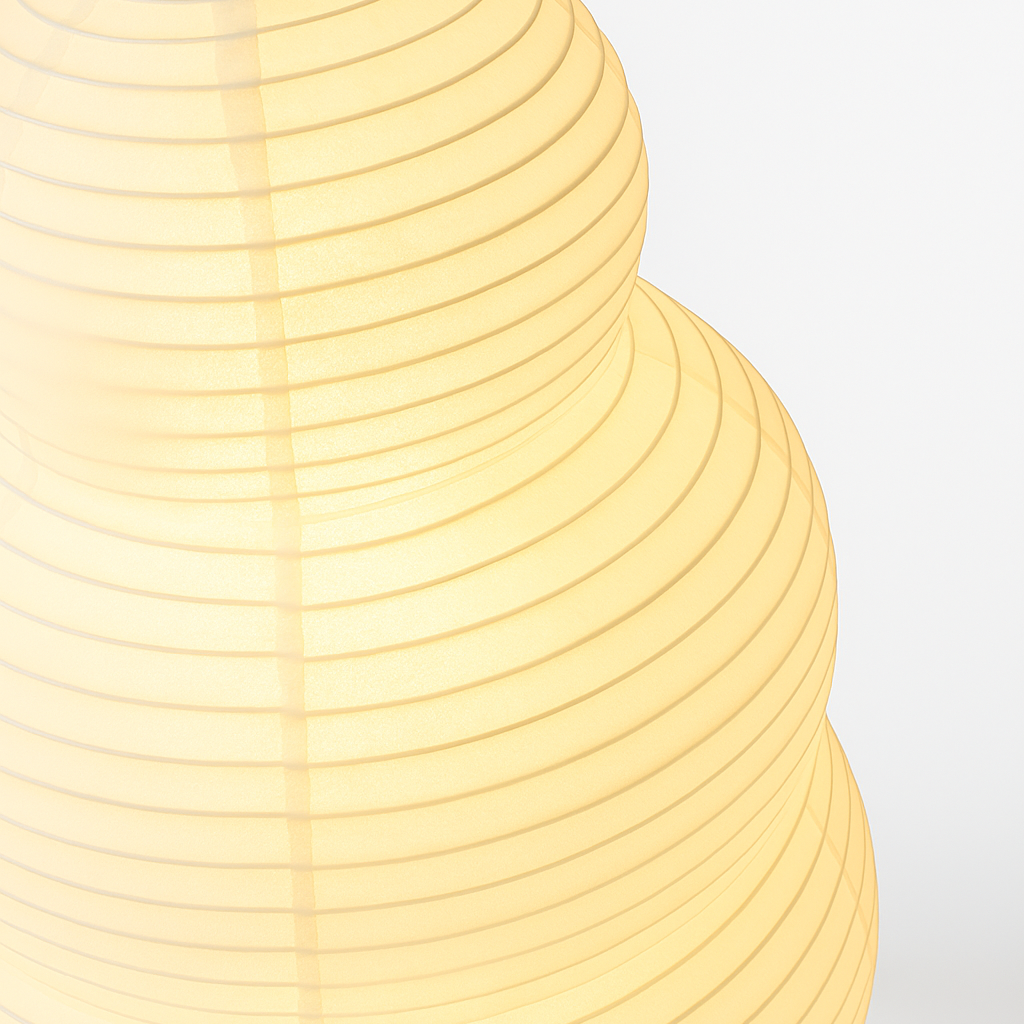 Luminária de Mesa Abajur Moderna Minimalista Papel Nacle - ABAZZUR™