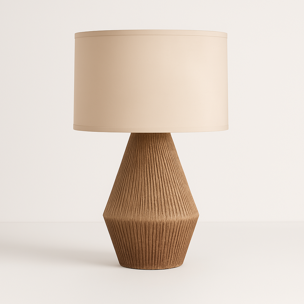 Luminária de Mesa Abajur Moderna Minimalista Rústico LED Vime Luxio - ABAZZUR™