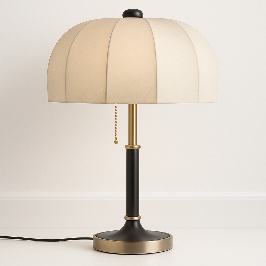 Luminária de Mesa Abajur Moderna Minimalista Tecido Metal Ledian - ABAZZUR™