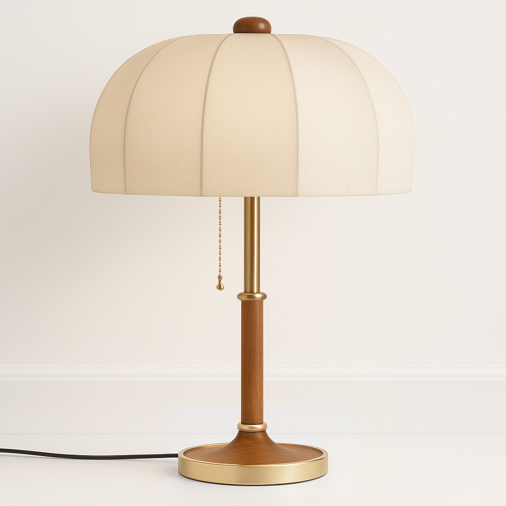 Luminária de Mesa Abajur Moderna Minimalista Tecido Metal Ledian - ABAZZUR™