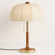Luminária de Mesa Abajur Moderna Minimalista Tecido Metal Ledian - ABAZZUR™