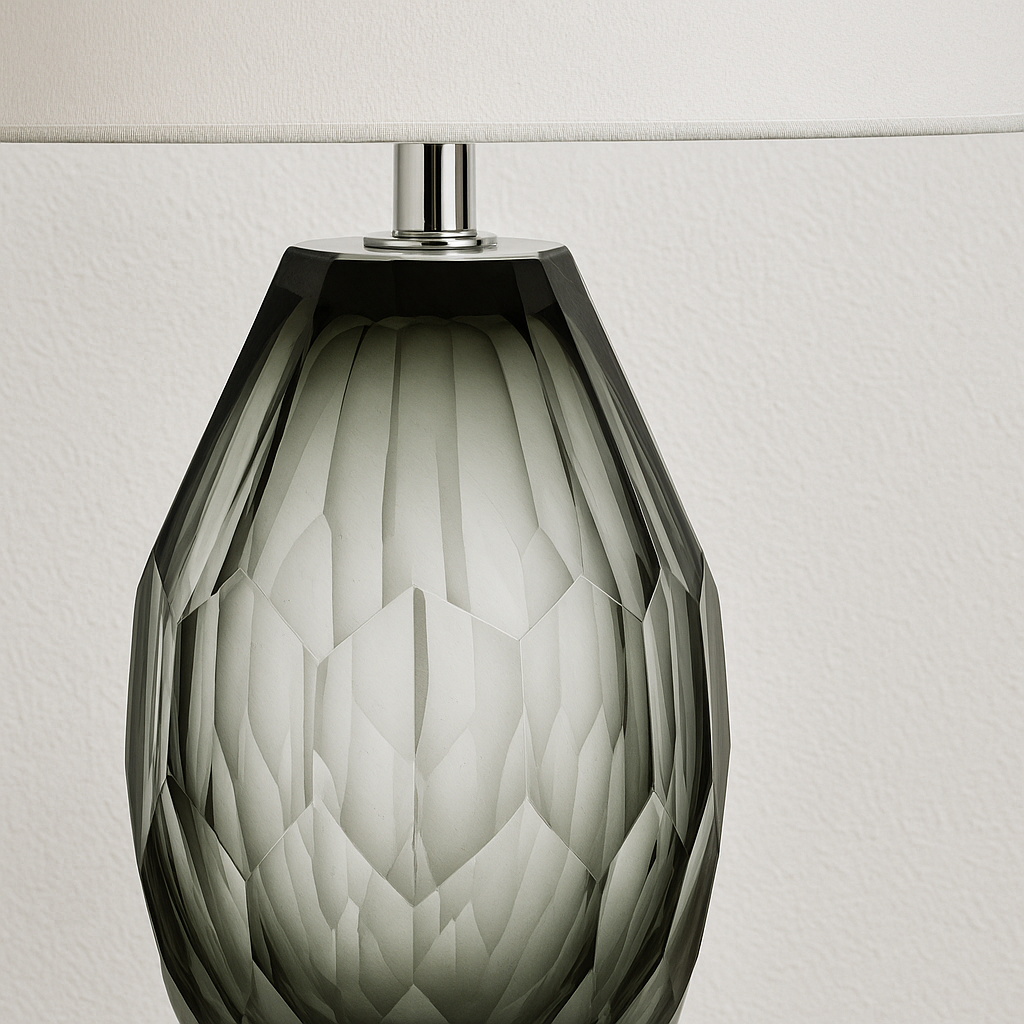 Luminária de Mesa Abajur Moderna Minimalista Vidro Azro – ABAZZUR™, image size:1024x1024