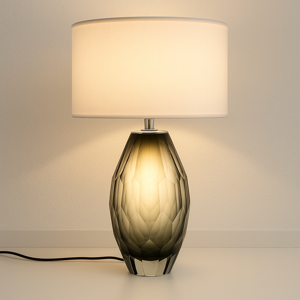 Luminária de Mesa Abajur Moderna Minimalista Vidro Azro – ABAZZUR™, image size:1024x1024