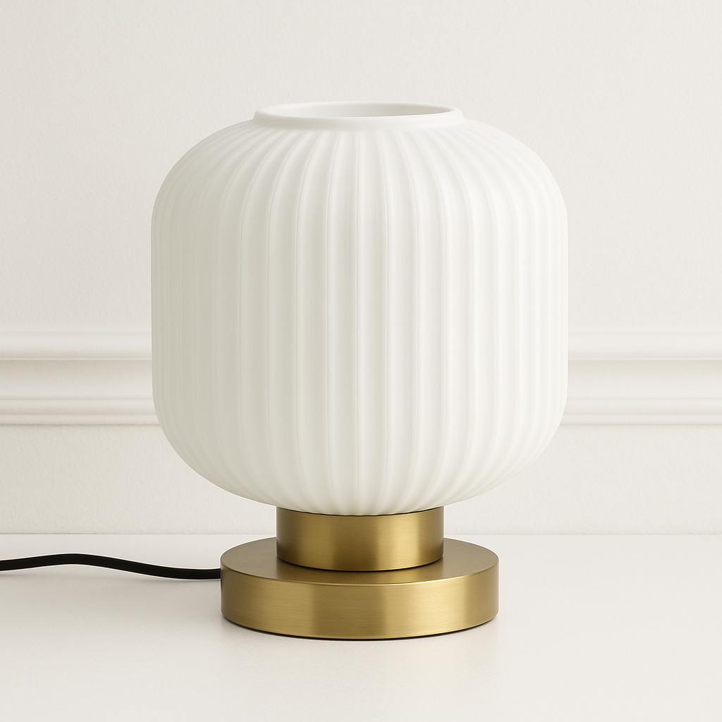 Luminária de Mesa Abajur Moderna Minimalista Vidro Soha - ABAZZUR™