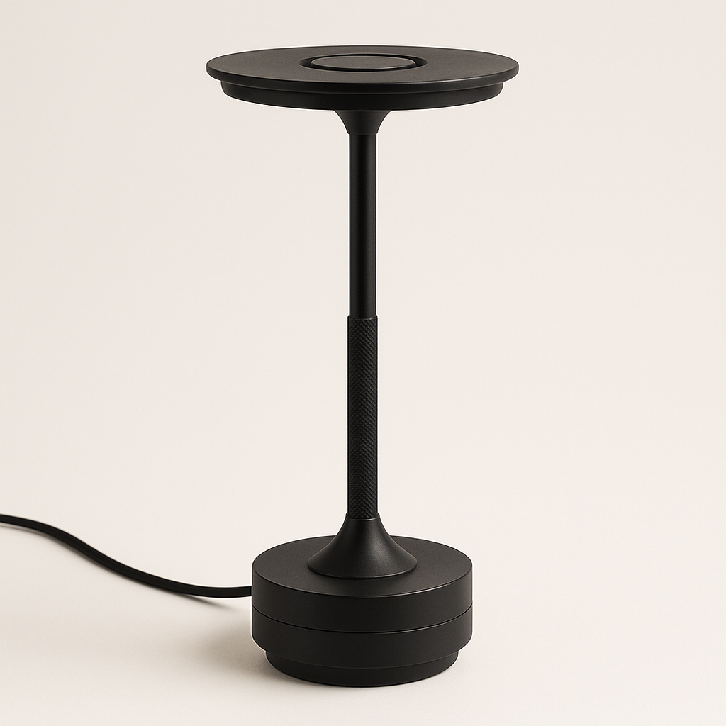 Luminária de Mesa Abajur Moderna Touch Dimerizável Metal LED Akari - ABAZZUR™