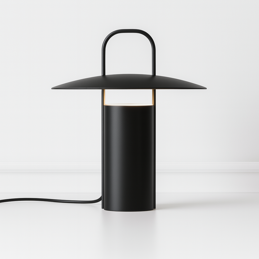 Luminária de Mesa Abajur Moderna USB LED Touch Metal Grimma - ABAZZUR™