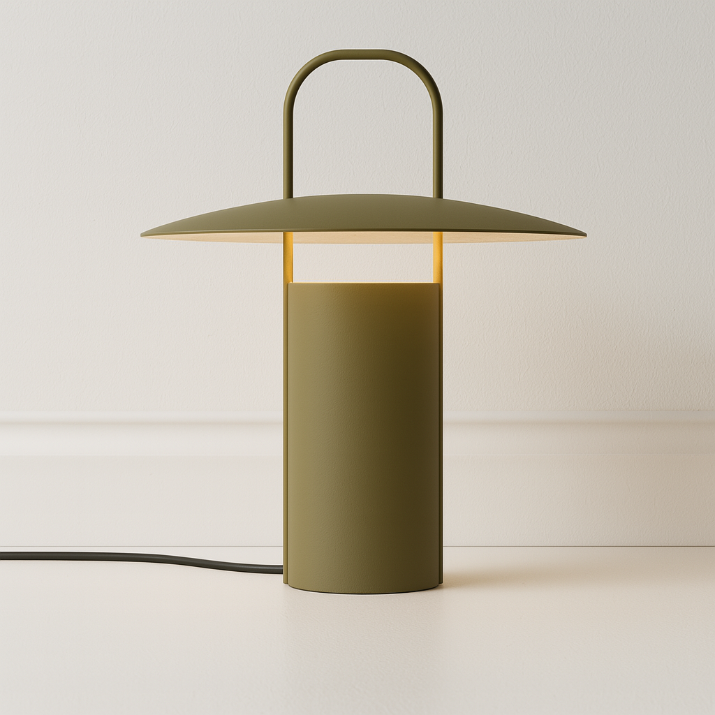 Luminária de Mesa Abajur Moderna USB LED Touch Metal Grimma - ABAZZUR™