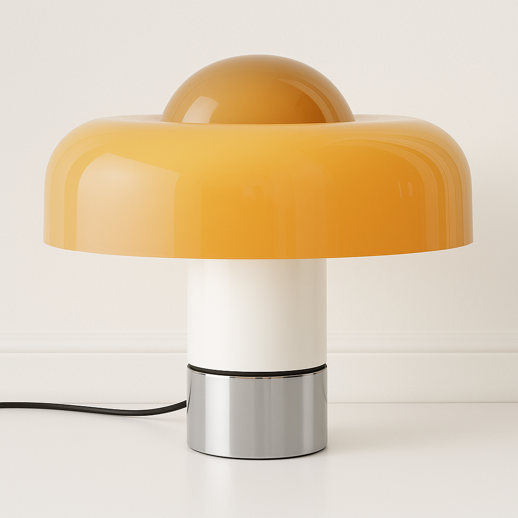 Luminária de Mesa Abajur Moderna Vidro Doppe - ABAZZUR™
