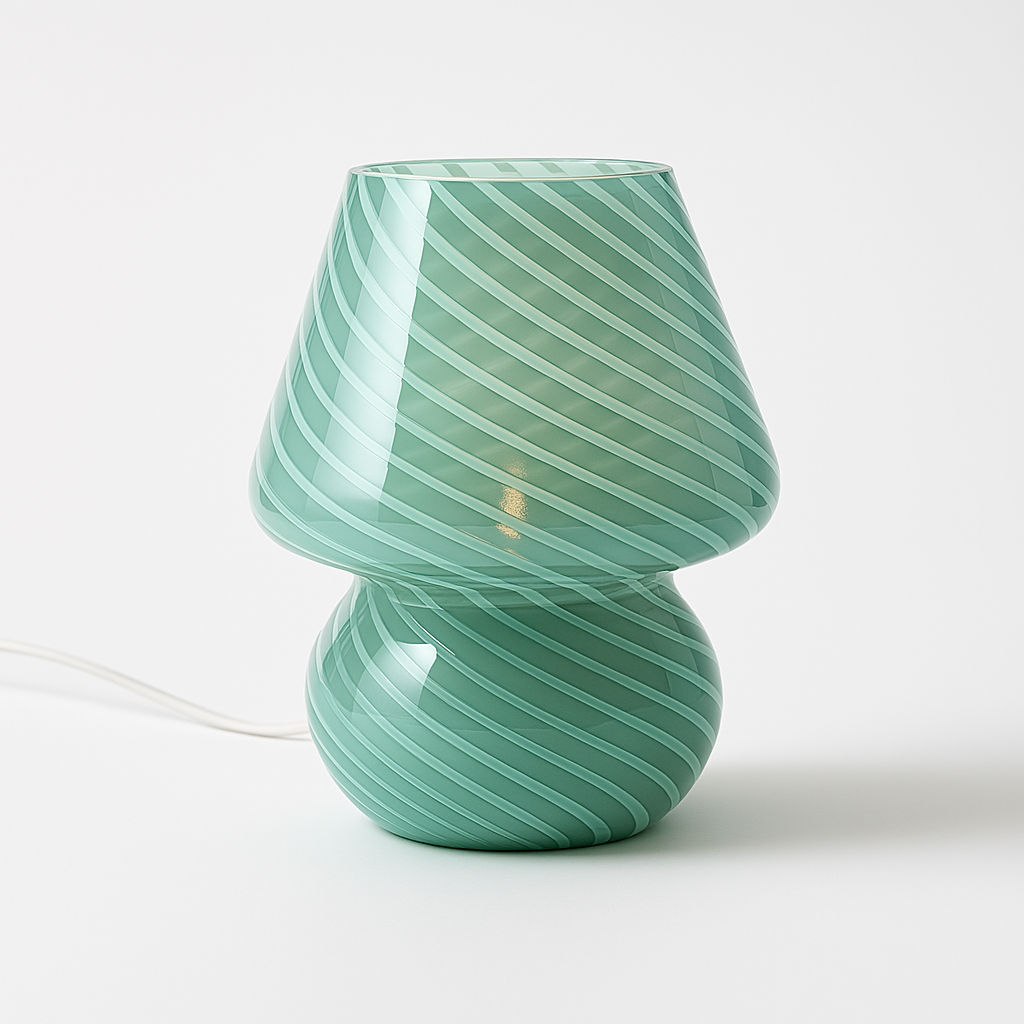 Luminária de Mesa Abajur Moderna Vidro Killar - ABAZZUR™