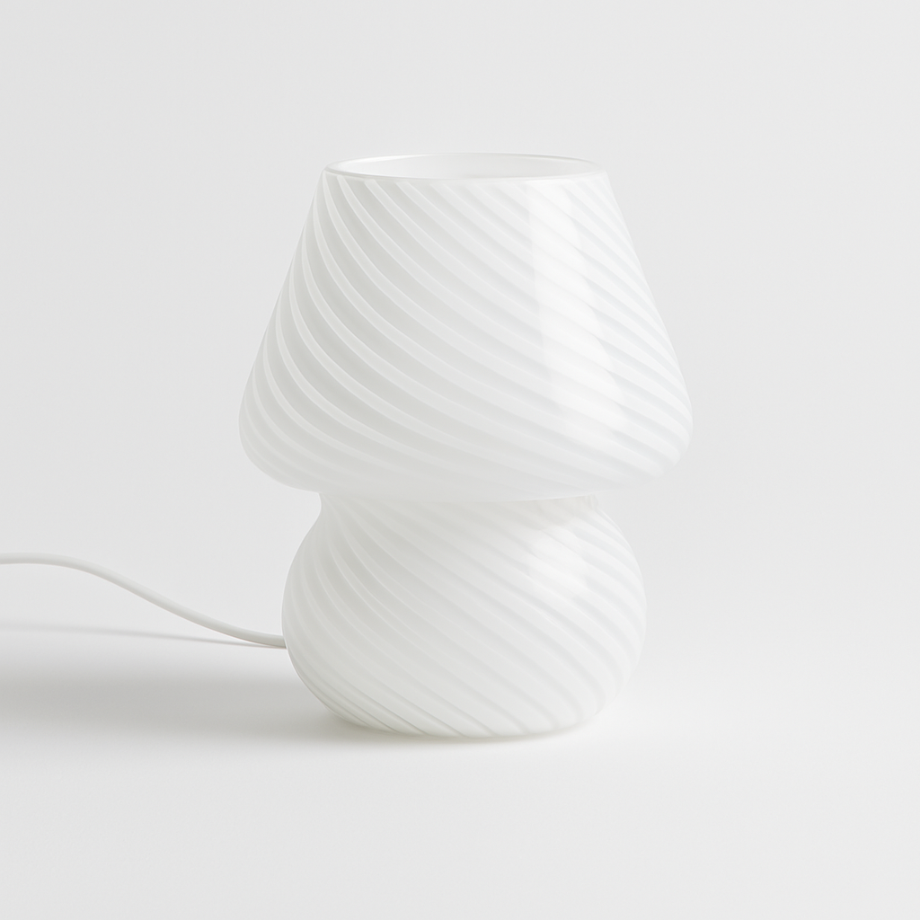 Luminária de Mesa Abajur Moderna Vidro Killar - ABAZZUR™