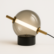 Luminária de Mesa Abajur Moderna Vidro LED Globo Polan - ABAZZUR™