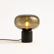 Luminária de Mesa Abajur Moderna Vidro Mármore Phoene - ABAZZUR™