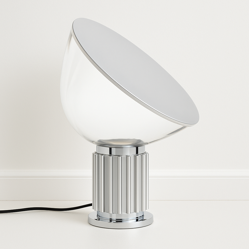 Luminária de Mesa Abajur Moderna Vidro Metal Shad Lux - ABAZZUR™