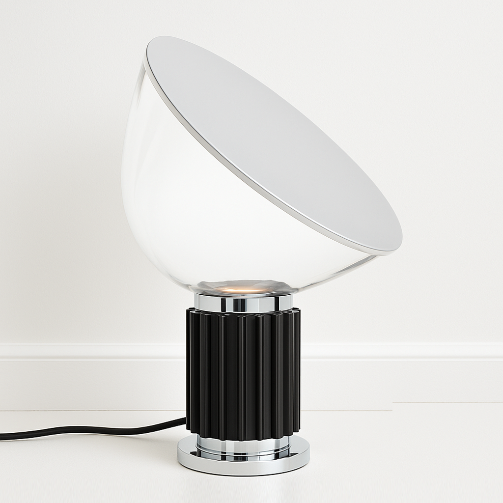 Luminária de Mesa Abajur Moderna Vidro Metal Shad Lux - ABAZZUR™