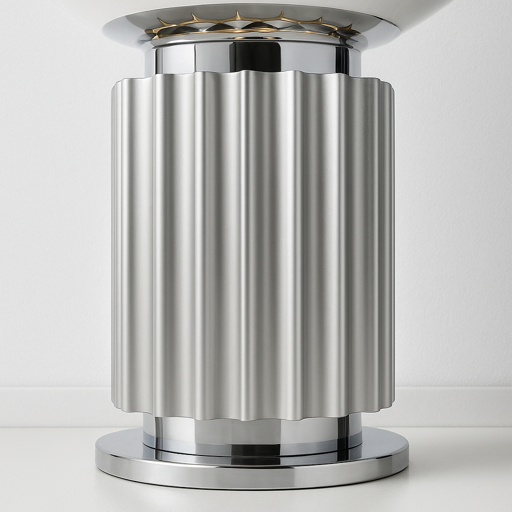 Luminária de Mesa Abajur Moderna Vidro Metal Shad Lux - ABAZZUR™