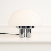 Luminária de Mesa Abajur Moderna Vidro Metal Starlight - ABAZZUR™
