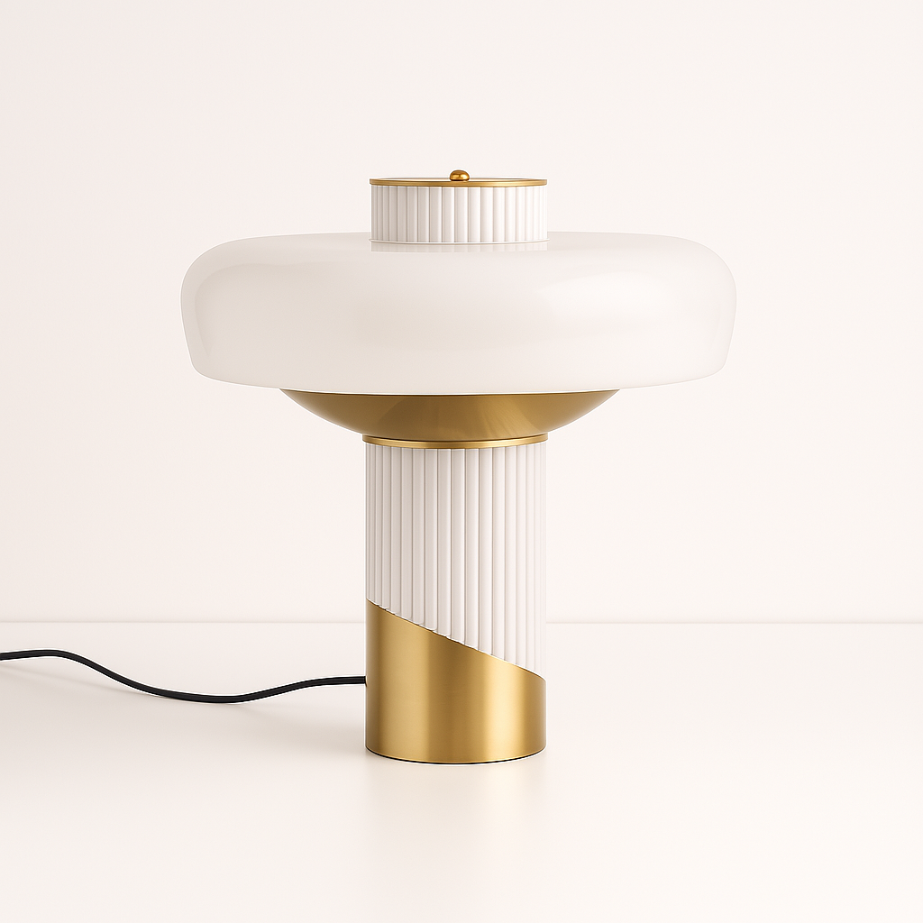 Luminária de Mesa Abajur Moderna Vidro Vonz - ABAZZUR™
