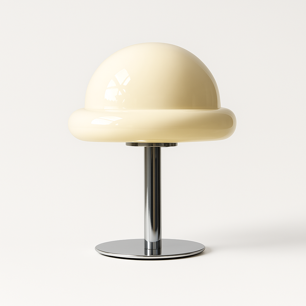 Luminária de Mesa Abajur Moderno Minimalista Leitura LED Vidro Metal Blissey - ABAZZUR™